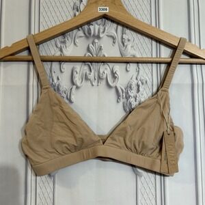 SKIMS Fits Everybody Triangle Bralette Bra Size Small In Clay NWT